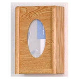 Wooden Mallet Glove Wall Rack 1-Pocket Wood Oval Light Oak Each - GBW11-1LO