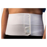 Dale Medical Products Inc Binder Compression Abdominal Elastic Four Panel White Size 12" Small Each - 810