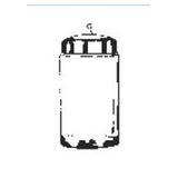 Profex Medical Products Jar Sundry 7x4-1/4" Clear Glass With Stainless Steel Cover Each - 2721