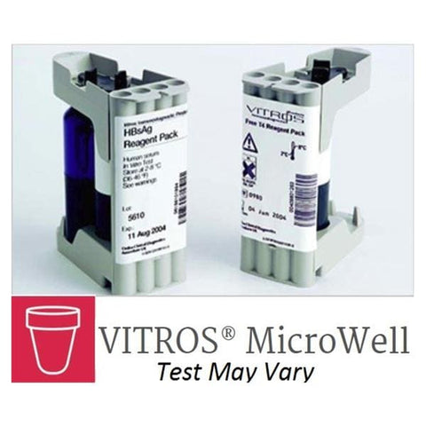 Ortho Clinical Diagnostics VITROS Microwell aHBc IgM Reagent Test 7.6/10.5mL 52ct 2Rgnt Prpkg 52/Bx - 6801425
