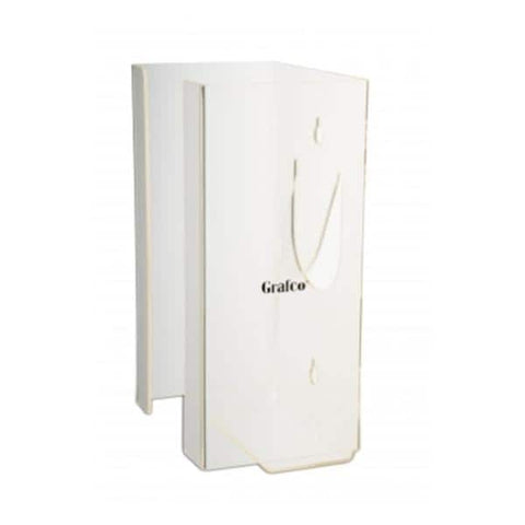 Graham Glove Box Dispenser Acrylic Single White Spring Loading Each - Field/Everest &Jennings - 9670
