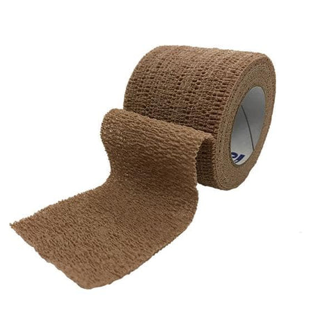 Andover Coated Products Bandage CoFlex NL Compression Elastic 4"x5yd LF Sterile Cohesive Tan 18/Ca - 5400S-018