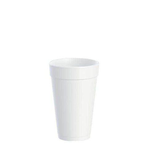 Dart Container, Inc. Cup Drinking Styrofoam 16 oz White 1000/Ca - 16J16