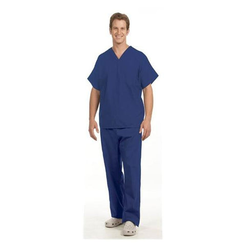 Fashion Seal Shirt Scrub Fashion Seal 78720 Unisex X-Large Cobalt Blue Each - 78720-XLG