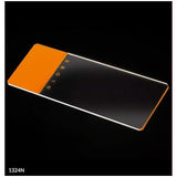 Globe Scientific Inc. Frosted Microscope Slide 3x1" Orange W/ 90D Grounded Edg/Sfty Crnr 20Bx/Ca - 1324N