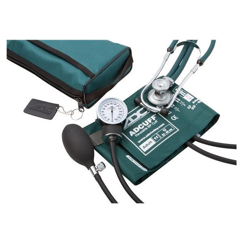 American Diagnostic Corp. Aneroid Kit Sprague Pro's Combo II Teal Adult 23-40cm 300mmHg Eachch - 768-641-11ATL