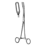 Sklar Instruments Forcep Tissue Javerts 9-1/2" Serrated Curved Stainless Steel Each - 92-5095