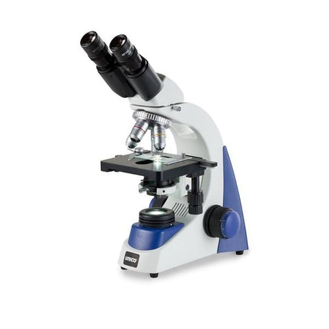 Unico Binocular Microscope Mechanical Stage Plan 4/10/40/100X Objective Each - G380PL
