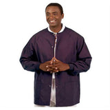 Fashion Seal Jacket Warm-Up Unisex Eggplant Small 2 Pockets Each - 7693-S