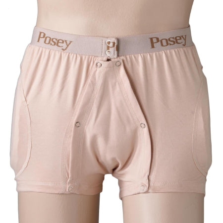 Hip Protection Brief Hipsters Incontinent Large Beige Unisex - 6017L