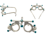 DELUXE ADJUSTABLE TRIAL FRAME - SILVER & TEAL