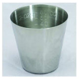 Polarware Cup Medicine 2oz Stainless Steel Graduated 2x2-1/8" Silver Each - T2