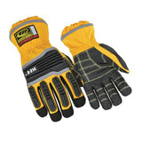 Ansell Healthcare Products LLC Gloves Extrication Kevlar / Flexible Thermoplastic Rubber Md Yellow / Black Each - 314-09