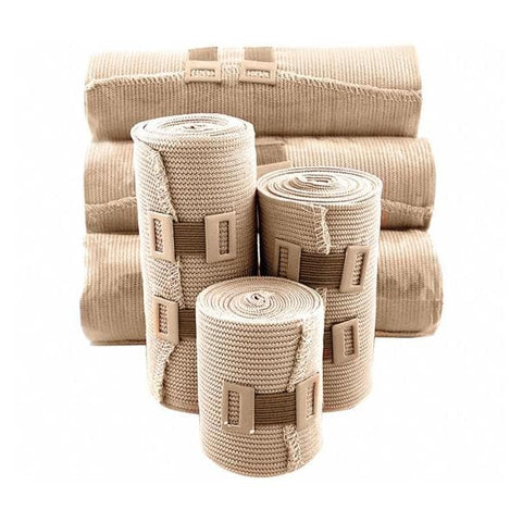 Medsource International Bandage 3"x5yd Stretch Elastic Tan 10/Bx, 5 BX/CA - MS-EB003