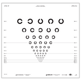 LANDOLT C ETDRS CLINICAL TRIAL CHART FOR ESV3000 AND ESC2000