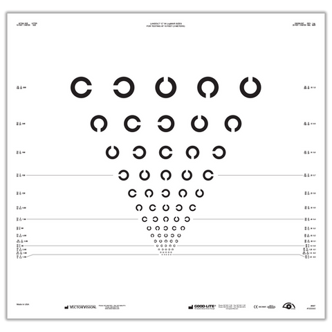 LANDOLT C ETDRS CLINICAL TRIAL CHART FOR ESV3000 AND ESC2000