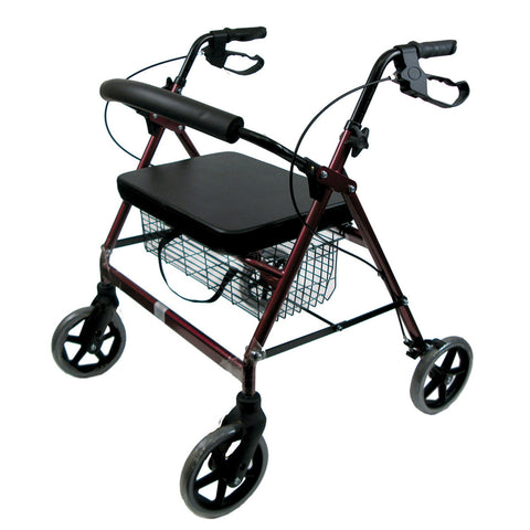 DMI Extra-Wide Heavy Duty Steel Bariatric Rollator Walker - 501-1032-0700