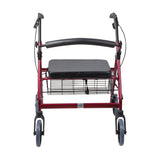 DMI Extra-Wide Heavy Duty Steel Bariatric Rollator Walker - 501-1032-0700