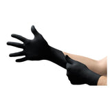 Microflex Inc Gloves Exam Black Dragon Powder-Free Latex 9.6 in X-Large Black 100/Bx, 20 BX/CA - BD-1004-PFXL