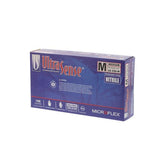 Microflex Inc Gloves Exam UltraSense Powder-Free Nitrile Latex-Free 9.5 in Medium Blue 100/Bx, 10 BX/CA - US-220-M
