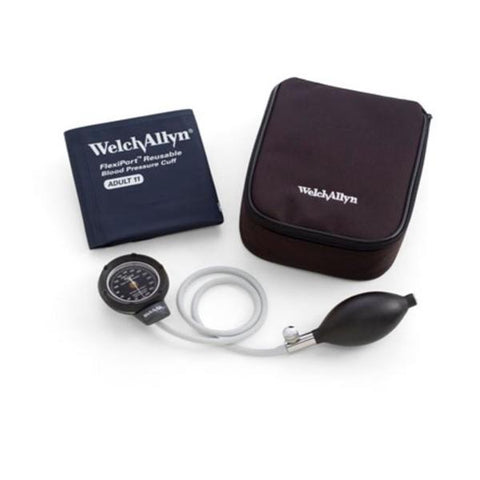 Welch Gauge Aneroid DuraShock Platinum Series Dial Display Black/Gray Eachch - Allyn - DS48
