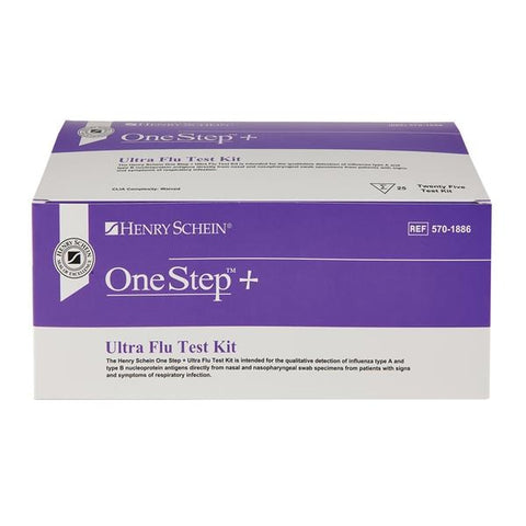 Henry Schein Inc. Henry Schein OneStep+ Ultra Flu A&B Test Kit 25/Bx - 5701886