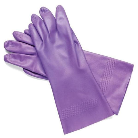 Hu Gloves Utility IMS Powder-Free Nitrile Latex-Free Lg 9 Lilac Reusable 3Pair/Pk - Friedy (Hufriedy) - 40-064