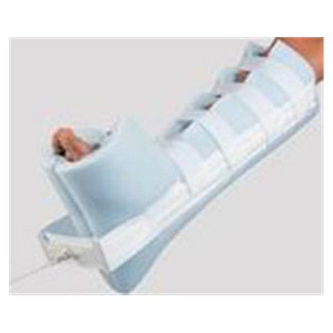 DJO, Inc Boot Traction Bucks Adult Foot Full Convoluted Foam 20x15.5" LtBlu Sz Medium Each - 79-83065