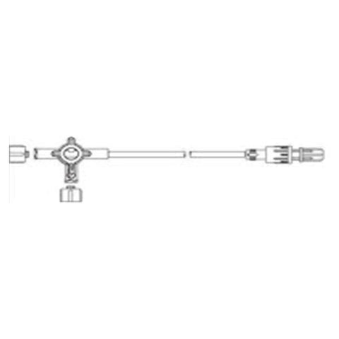 Smiths Medical ASD, Inc Stopcock 3-Way Hi-Flo Priming Volume 2.6mL Slide Swivel Luer Lock 50/Ca - MX412SL