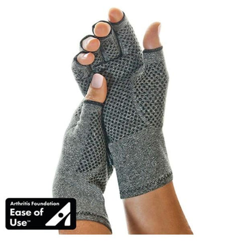 Brownmed Glove Arthritis IMAK Active Wrist Gray <3.5" Size Medium 1/Pr - A20186