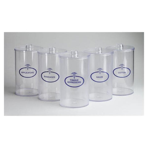 Dukal Corporation Jar Sundry 6x4" Clear Plastic 5/Set - 4011