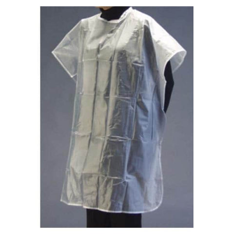Graham Apron Vinyl Unisex Translucent 54 in x 36 in Non Sterile Adult Each - Field/Everest &Jennings - 3853