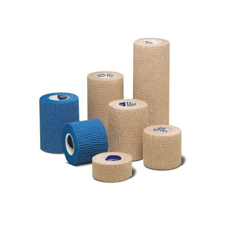 Hartmann USA Bandage Medi-Rip Compression Cotton/Elastic 3"x5yd Latex Non-Sterile Tan 12Rl/Bx, 8 BX/CA - 25300000