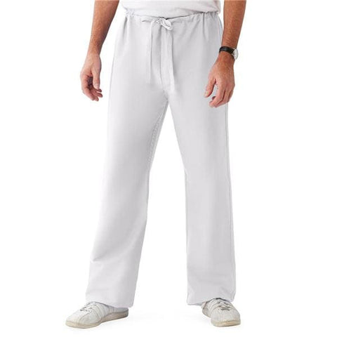 ComfortEase by Medline Pant Scrub 65% Polyester / 35% Cotton Unisex White 3XL Reversible 1 Pocket Each - 900XTQXXXL-CM