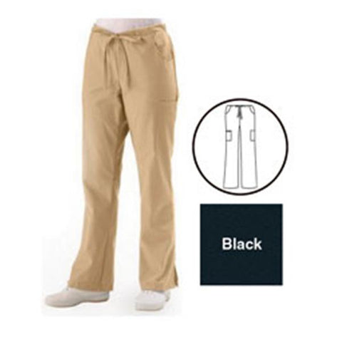 ComfortEase by Medline Pant Scrub 8865 Unisex 3X Large Tall Black Each - 8865DKWXXXLT