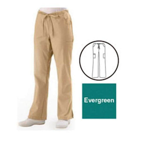 ComfortEase by Medline Pant Scrub 8865 Unisex Large Tall Evergreen Each - 8865JEGLT