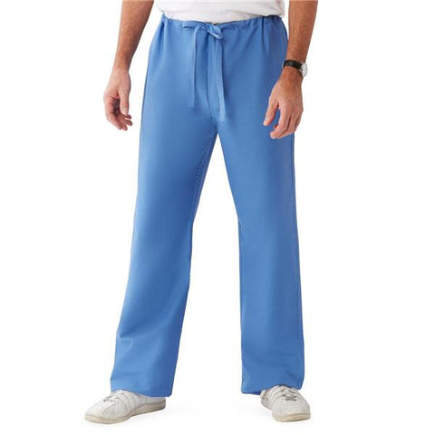 ComfortEase by Medline Pant Scrub 65% Polyester / 35% Cotton Unisex Ceil Blue 3XL Reversible Pckt Each - 900JTHXXXL-CM