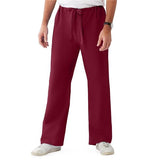 ComfortEase by Medline Pant Scrub 65% Polyester / 35% Cotton Unisex Wine Small Reversible 1 Pocket Each - 900JWNS-CM