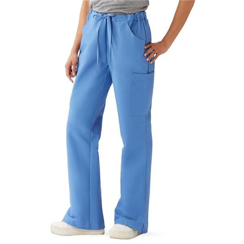 ComfortEase by Medline Pant Scrub 8865 Unisex Large Ceil Blue Each - 8865JTHL
