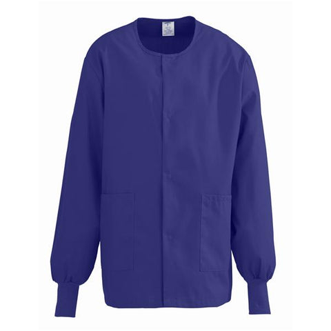 ComfortEase by Medline Jacket Warm-Up 65% Polyester / 35% Cotton ComfortEase Unisex Purple Md 2Pckt Each - 8832JPPM