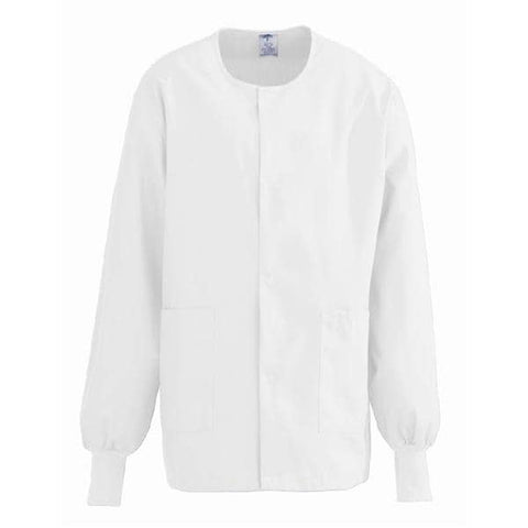 ComfortEase by Medline Jacket Warm-Up 65% Polyester / 35% Cotton ComfortEase Unisex White Sm 2Pckt Each - 8832XTQS
