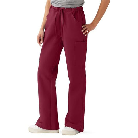 ComfortEase by Medline Pant Scrub 8865 Unisex 3X Large Wine Each - 8865JWNXXXL