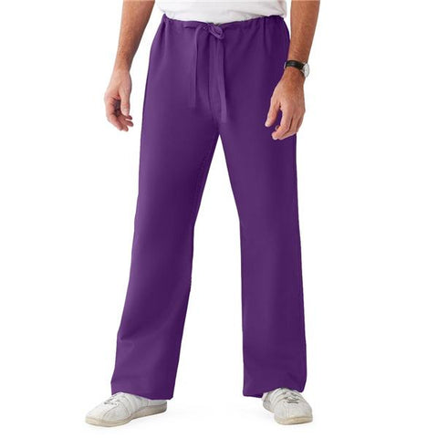 ComfortEase by Medline Pant Scrub 65% Polyester / 35% Cotton Unisex Purple 2XL Reversible 1 Pocket Each - 900JPPXXL-CM