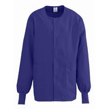 ComfortEase by Medline Jacket Warm-Up 65% Polyester / 35% Cotton ComfortEase Unisex Purple Lg 2Pckt Each - 8832JPPL