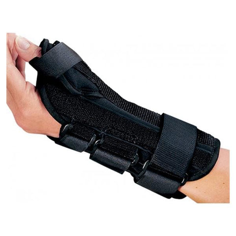 DJO, Inc Brace ComfortFORM Adult Wrist/Thumb Foam Laminate Black Size 8.5" Large Left Each - 79-87317