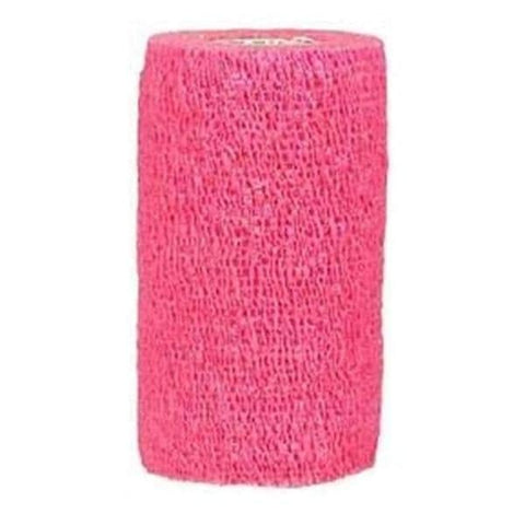 Andover Coated Products Bandage CoFlex 3"x5yd Compression Elastic Neon Pink Latex Non-Sterile 24/Case - 7300NP-024