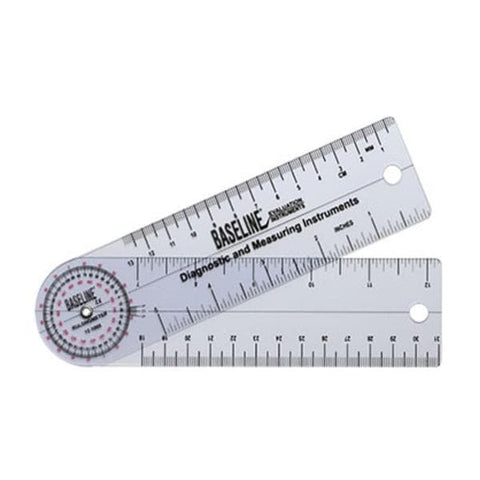 Fabrication Enterprises Goniometer ROM Baseline Rulongmeter Style Joint 6" 360 Degree Range Each - 12-1006