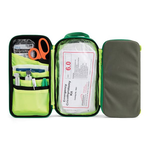 Statpacks Cell Airway G3 6x6.5x12" Green Zipper Closure 2 Handles Each - G31000GN