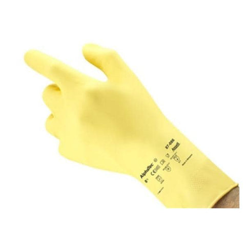 Ansell Healthcare Products LLC Gloves Utility Powder-Free Rubber Latex-Free 12 in Sterile Yellow 144/Ca - 06613(G12Y)