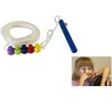 DELUXE CORDLOCK BROCK STRINGS, 10 FT WITH 5 BEADS